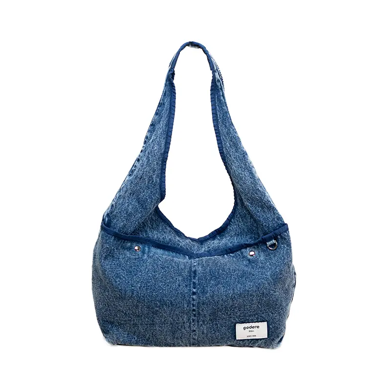 Vintage jeansowa torba materiałowa